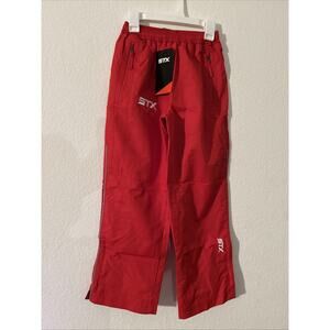 Youth Small Track Pants Red STX NWT Size 5 Little Boys